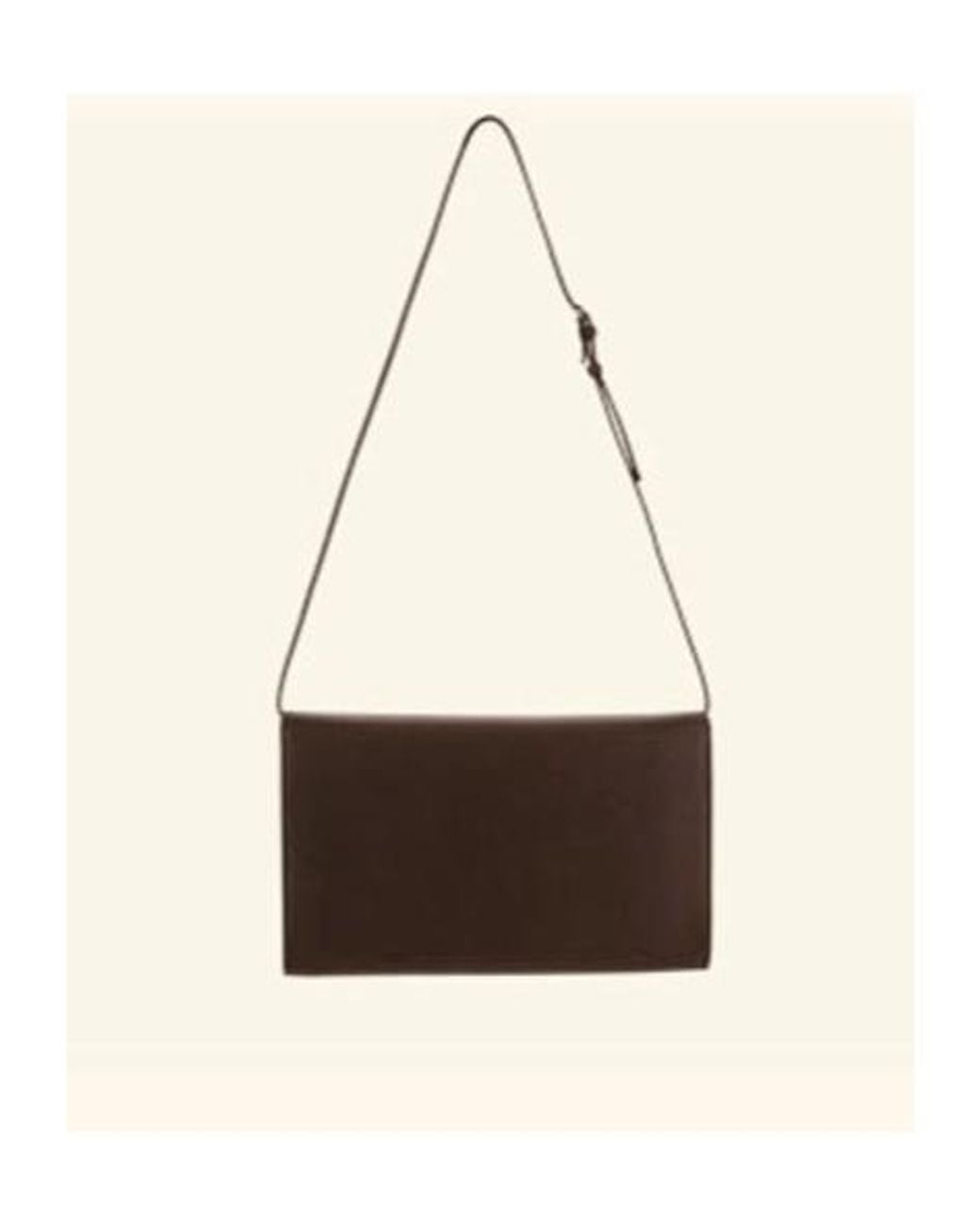 The Row White Flap Shoulder Bag