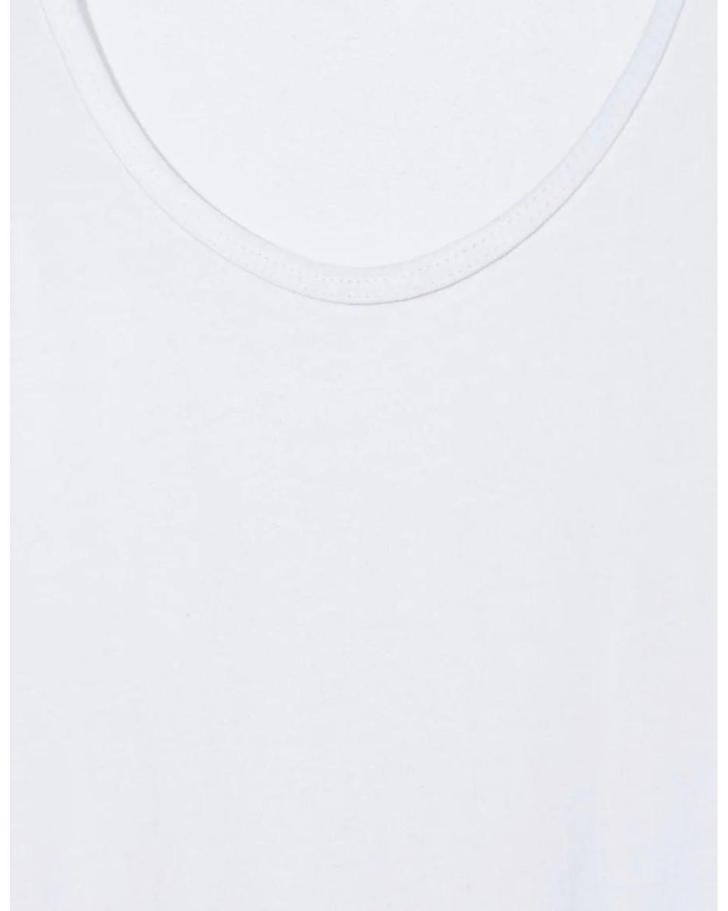 James Perse White Wide Strap Vest