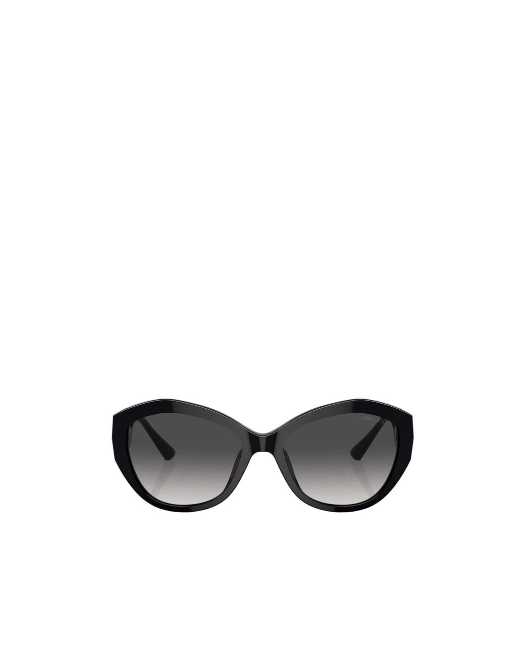 Jimmy Choo White Eyewear Geometric Frame Sunglasses