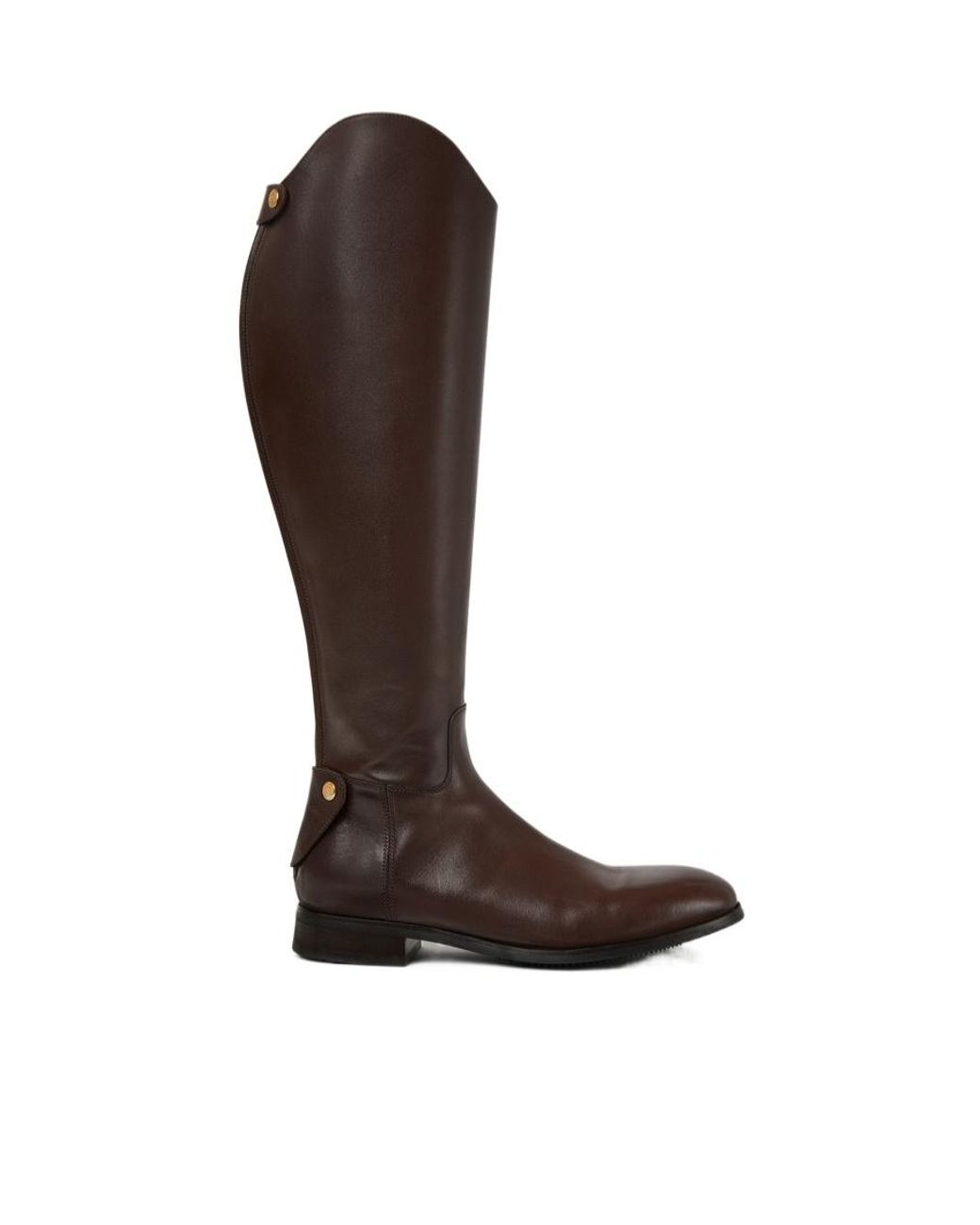 Loro Piana Brown Horseriding High Boot for men