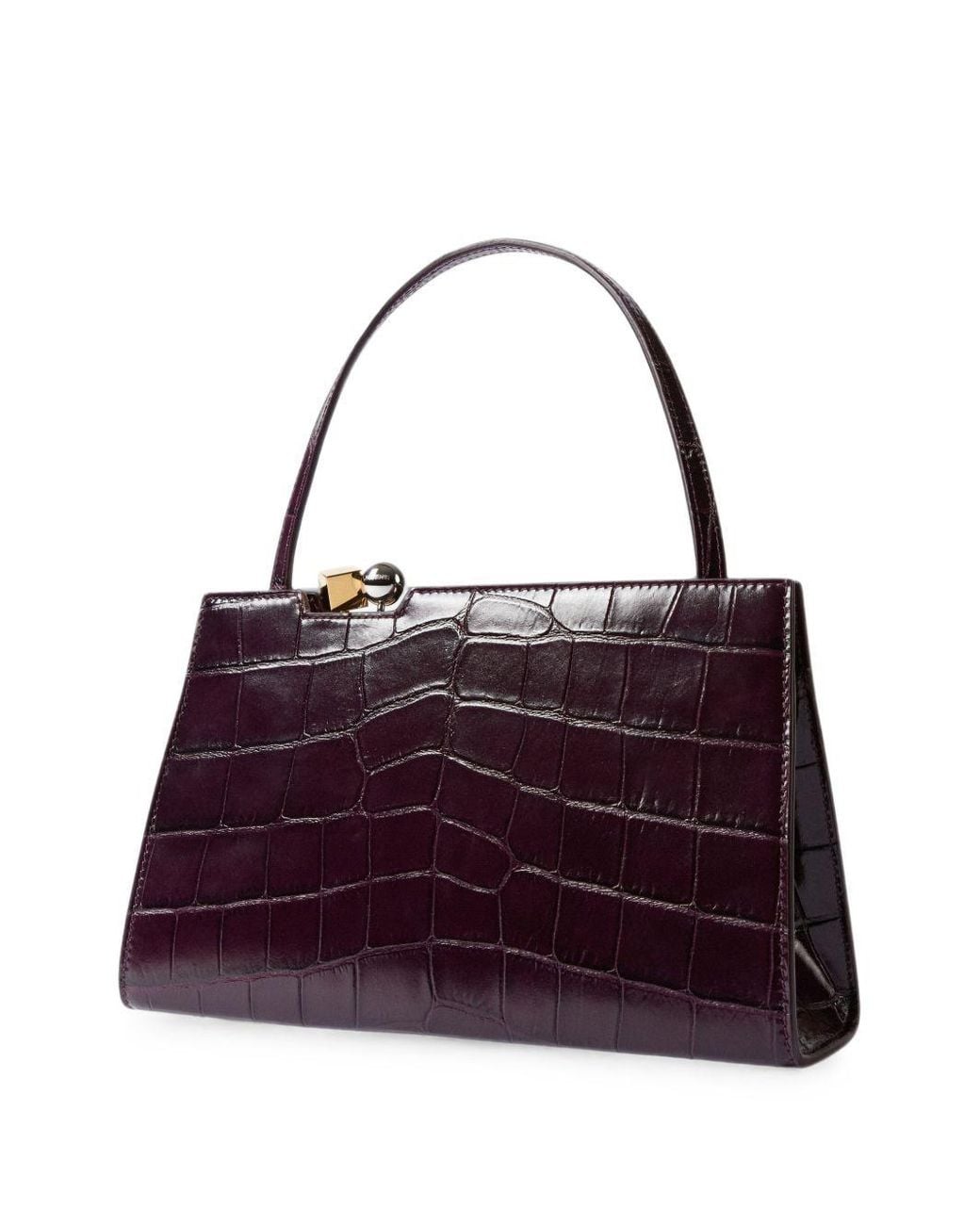 Jacquemus Purple The Salon Structured Shoulder Bag