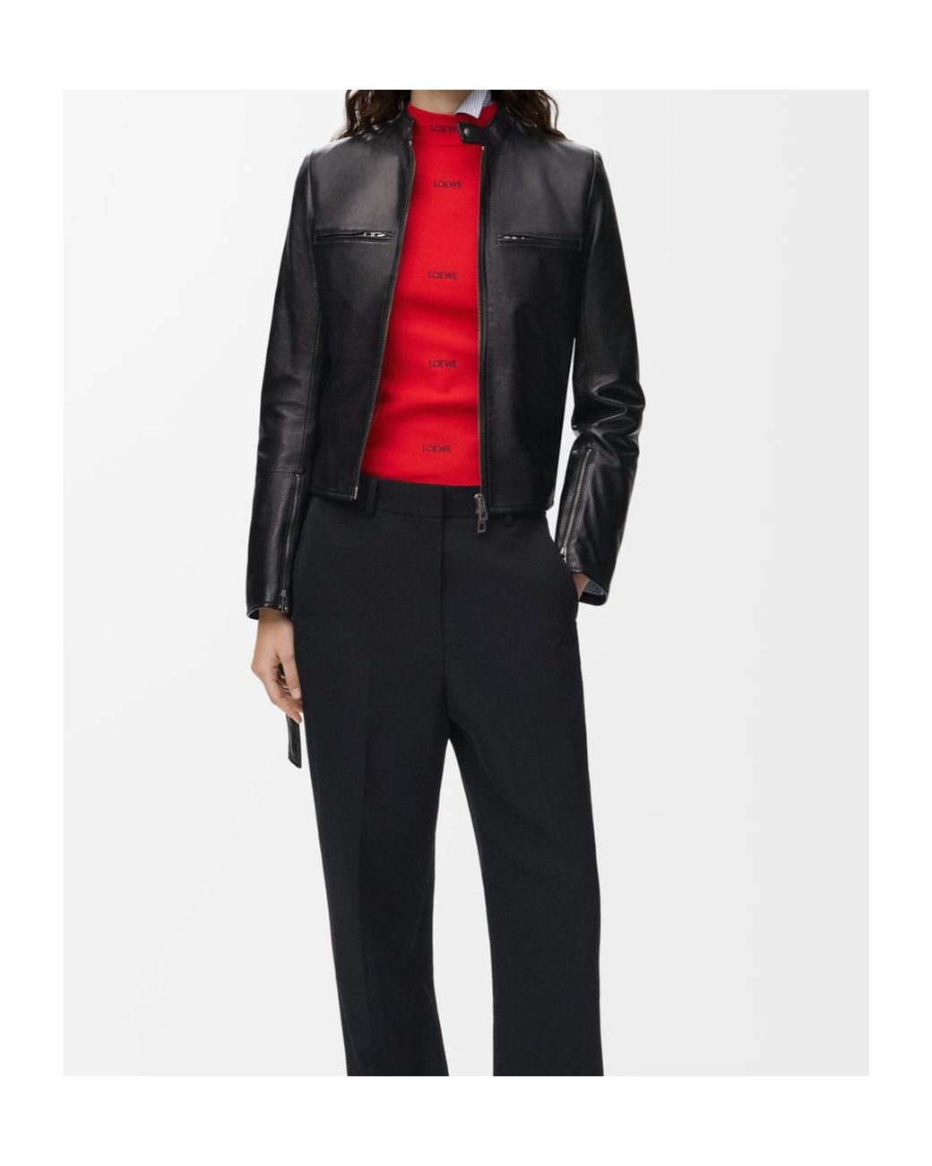 Loewe Black Biker Jacket