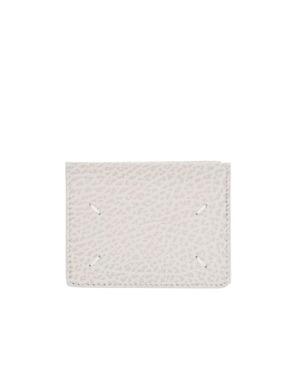 Maison Margiela White Four Stitch Tri-Fold Wallet