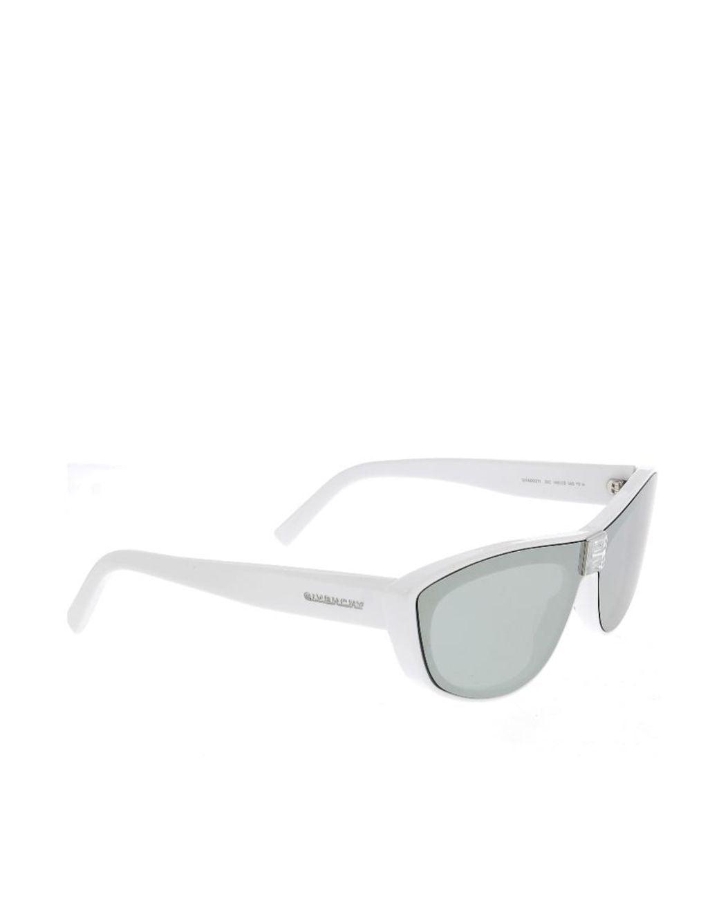 Givenchy White Eyewear Rectangular Frame Sunglasses