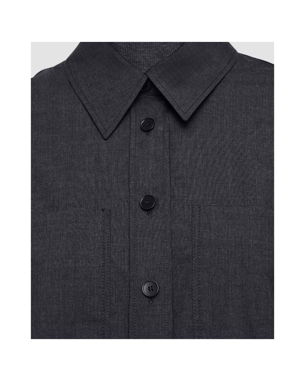 Joseph Gray Button-Up Shirt