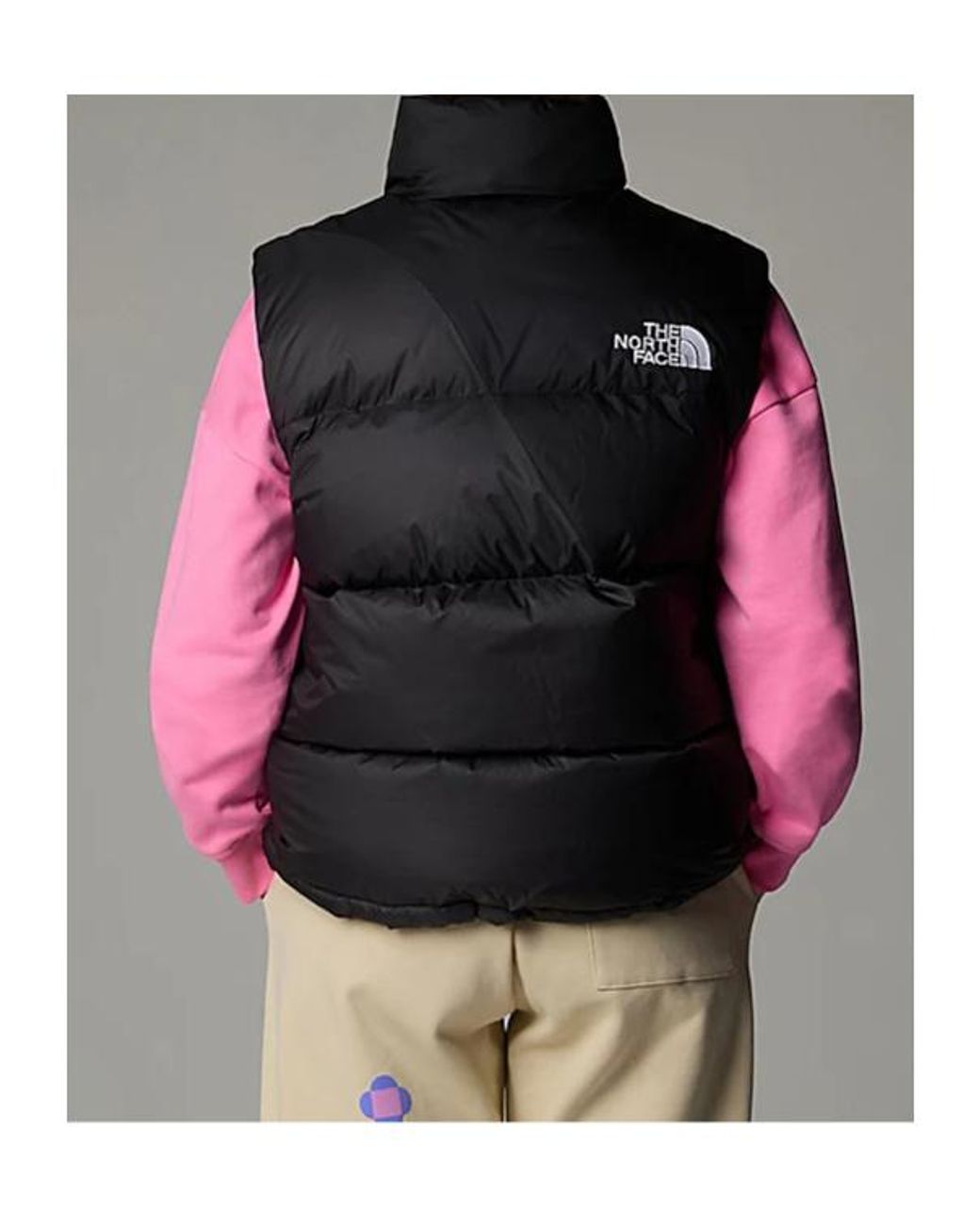 The North Face Black Logo-Embroidered Zipped Padded Gilet for men
