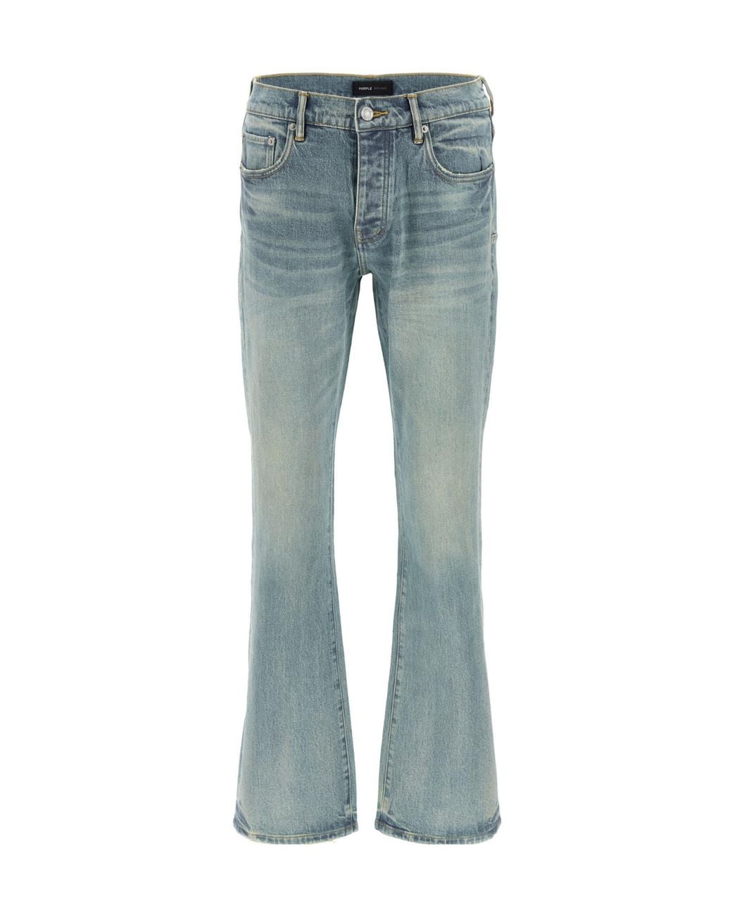 Purple Brand Blue Pinner Coated Vintage Denim Jeans for men