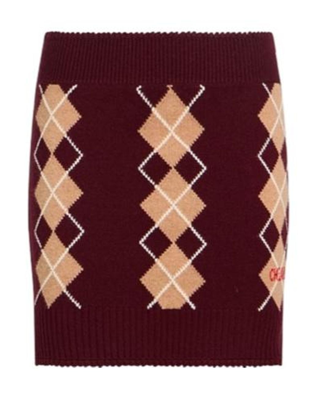 Chloé Purple Knitted Skirt