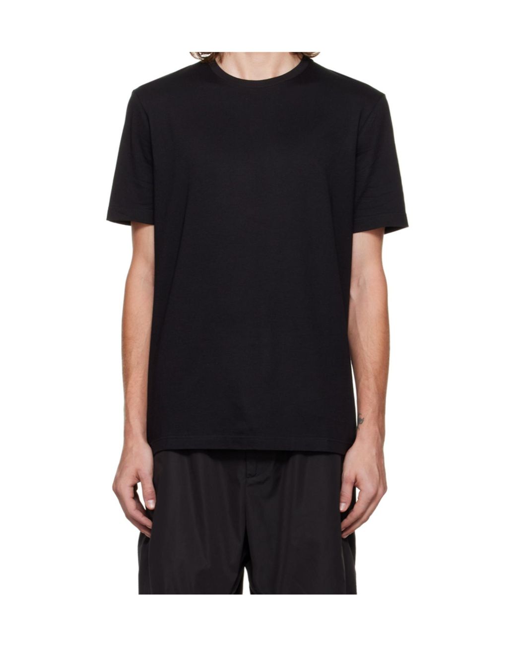 The Row Black Luke T-shirt In Cotton for men