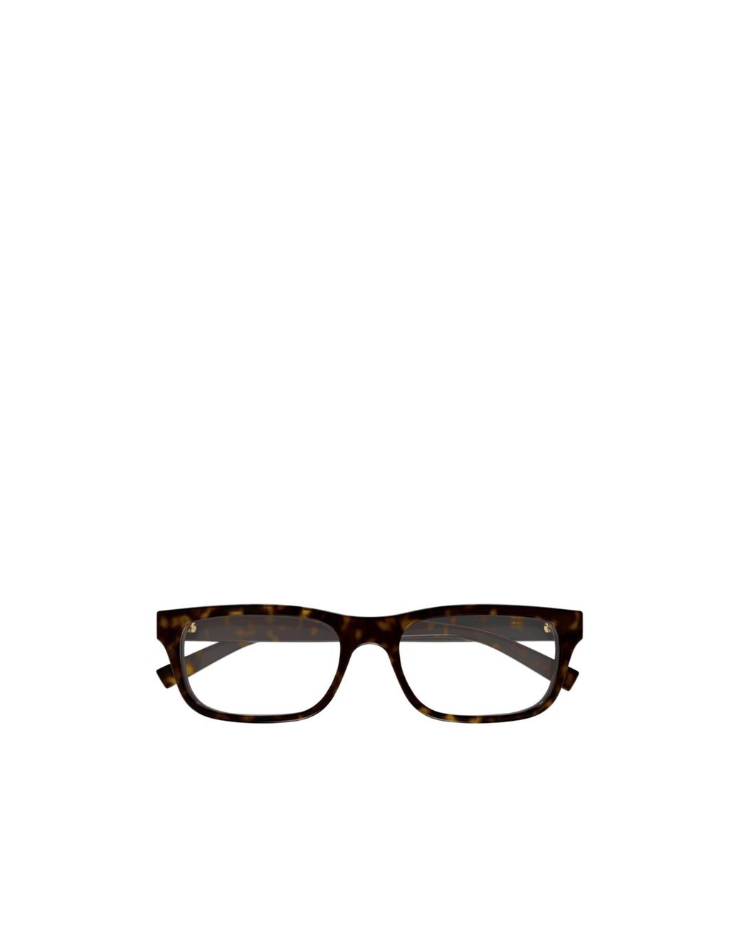 Gucci White Eyewear Rectangle Frame Glasses for men