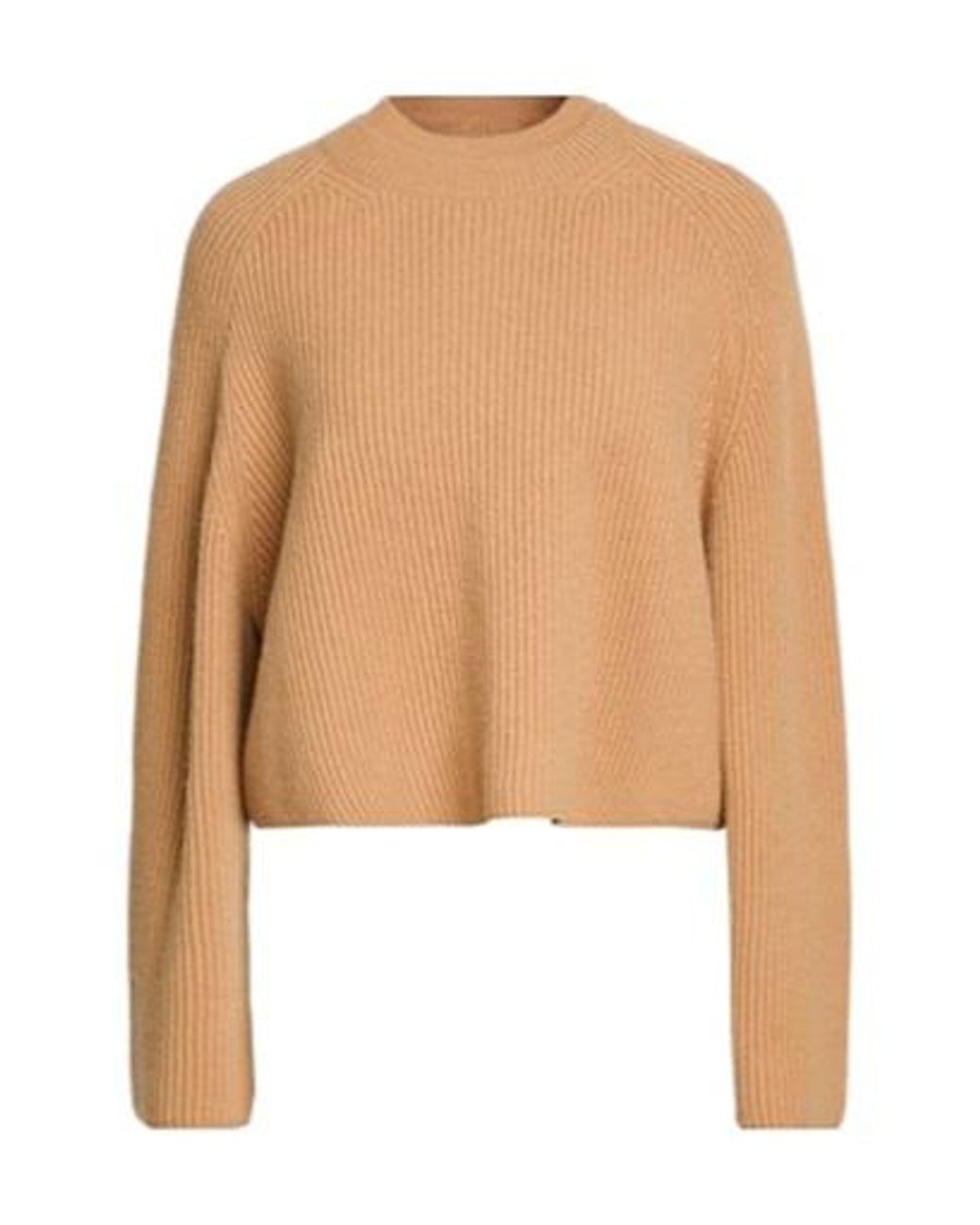 Max Mara Natural Solid-Color Knitted Top
