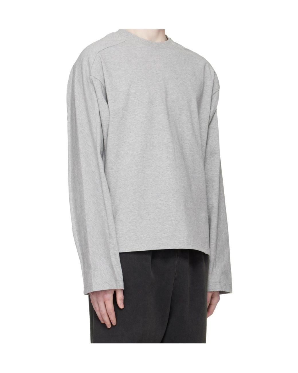 Entire studios Gray Crewneck Cotton Sweatshirt