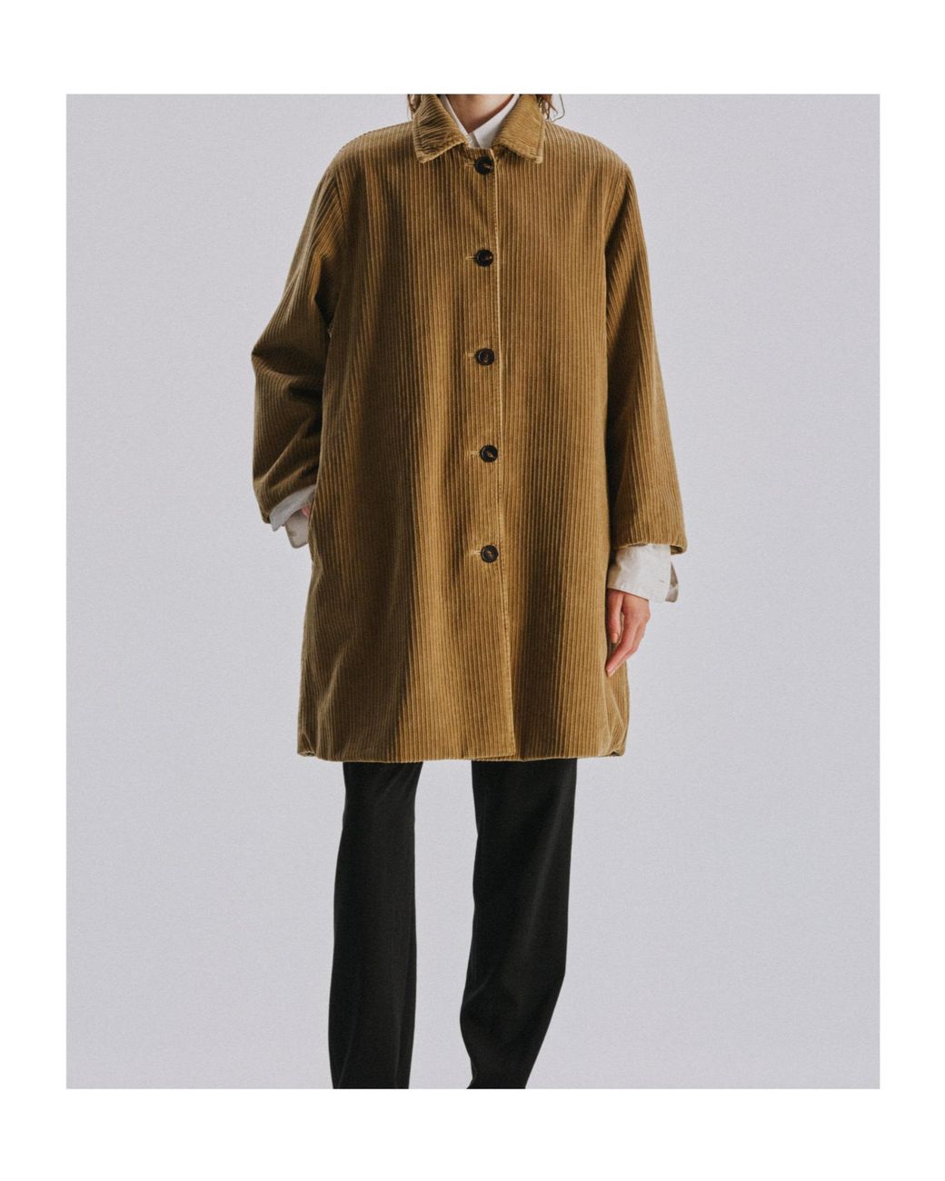 The Row Natural Long-Sleeved Coat