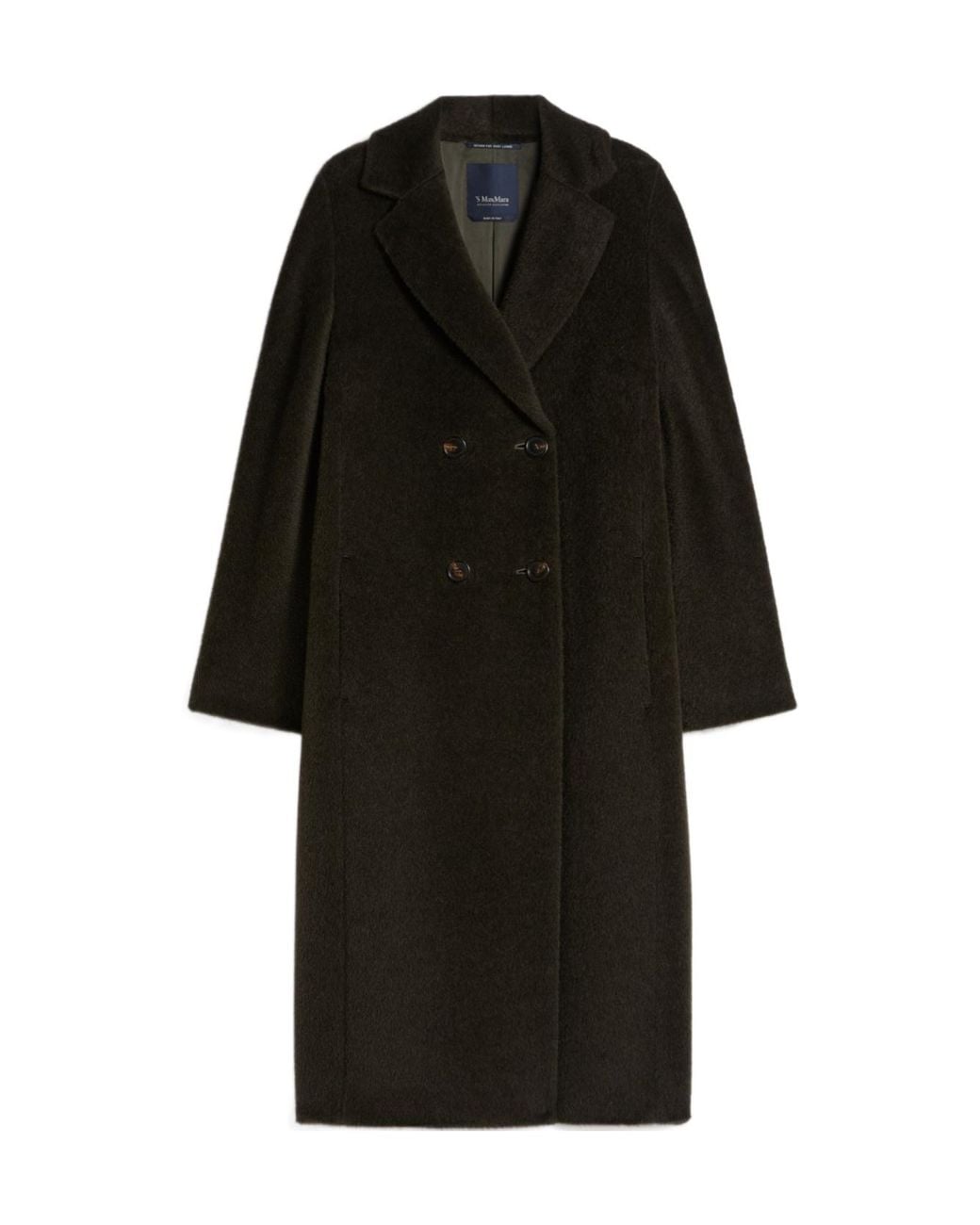 Max Mara Black 'S Rosanna Double-Breasted Coat