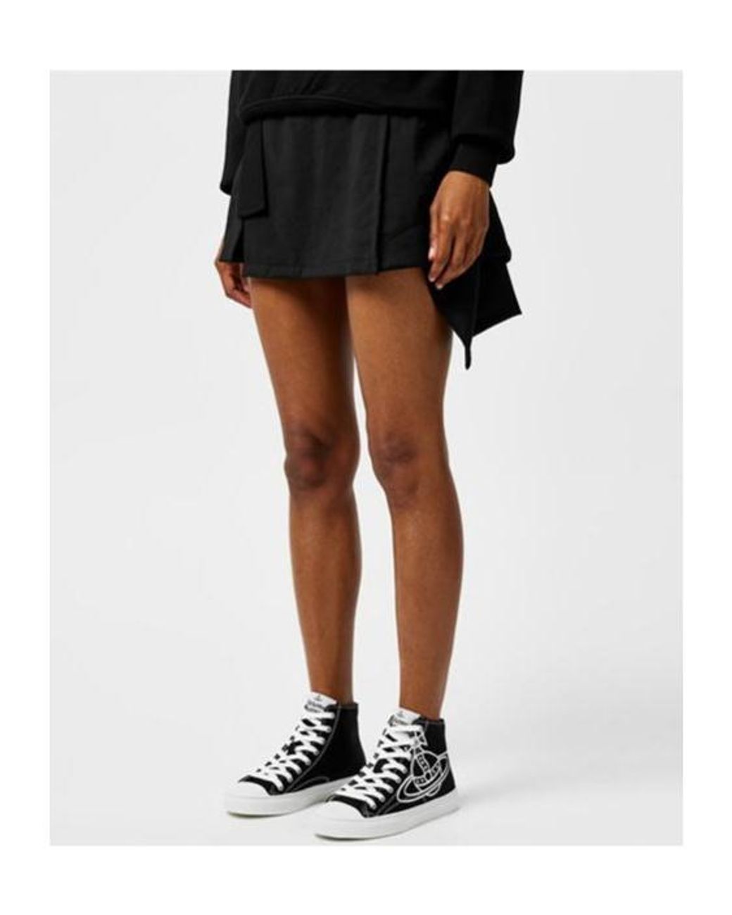 Vivienne Westwood Black Graphic High-Top Sneakers