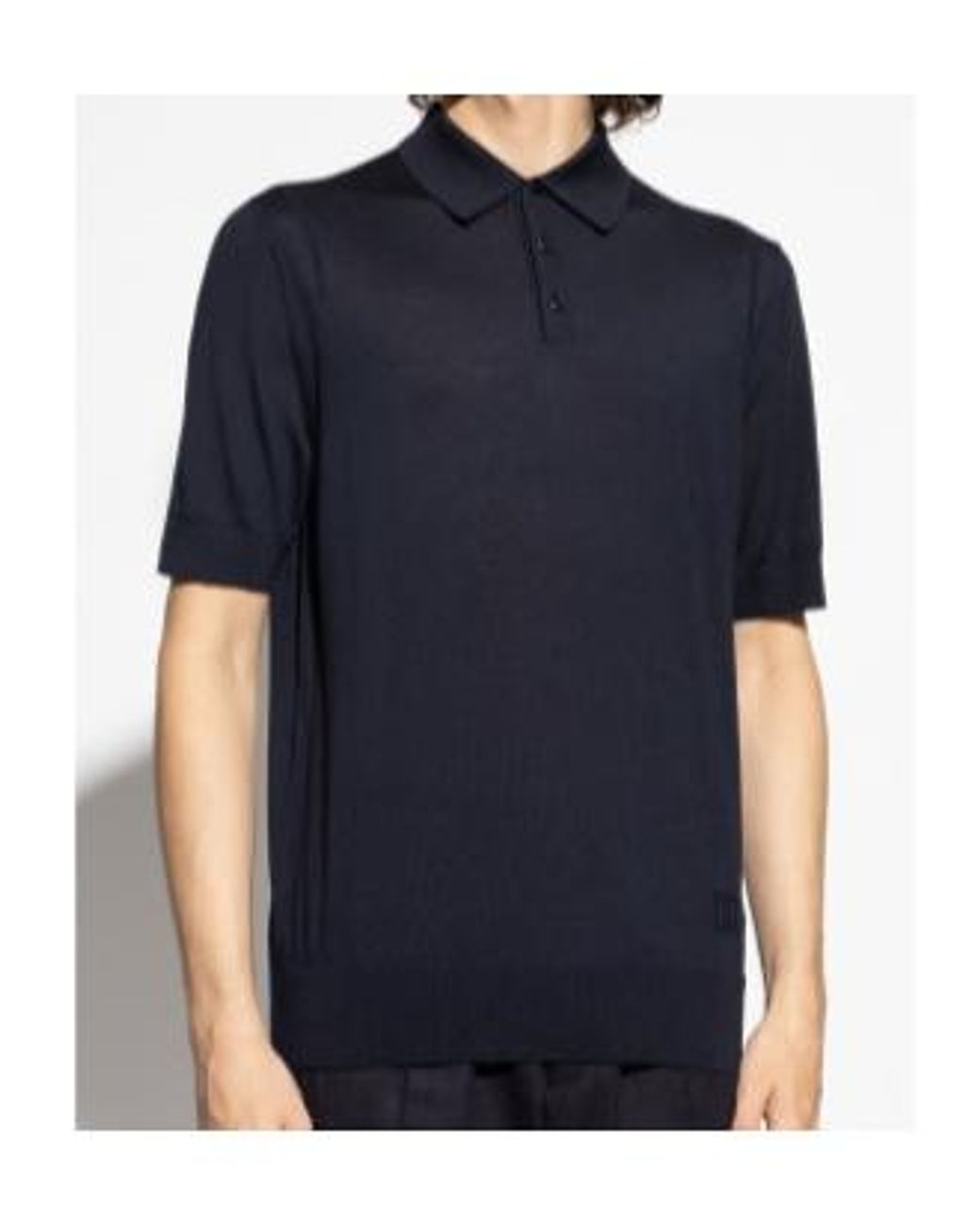 Dolce & Gabbana Blue Polo Shirts for men