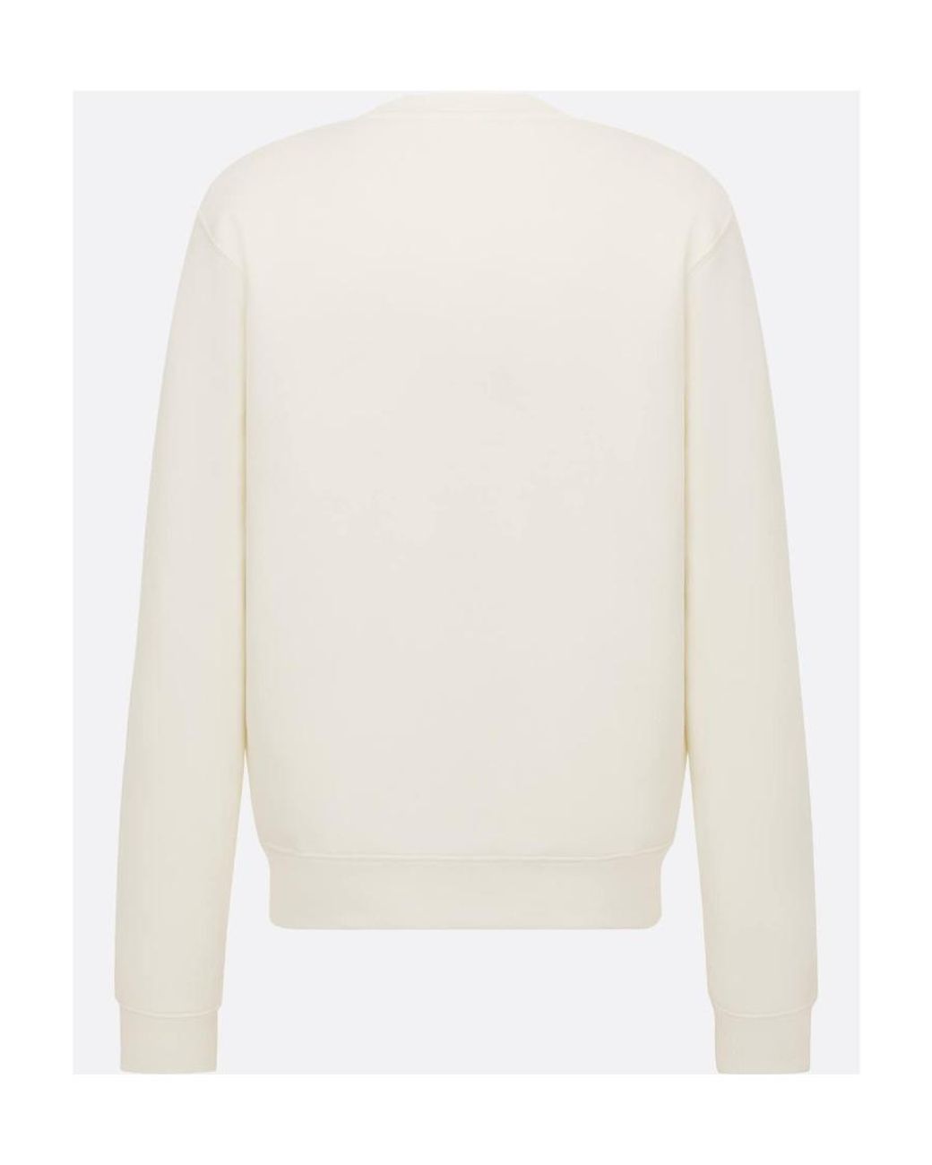 Dior White Cd Interwoven Sweater for men