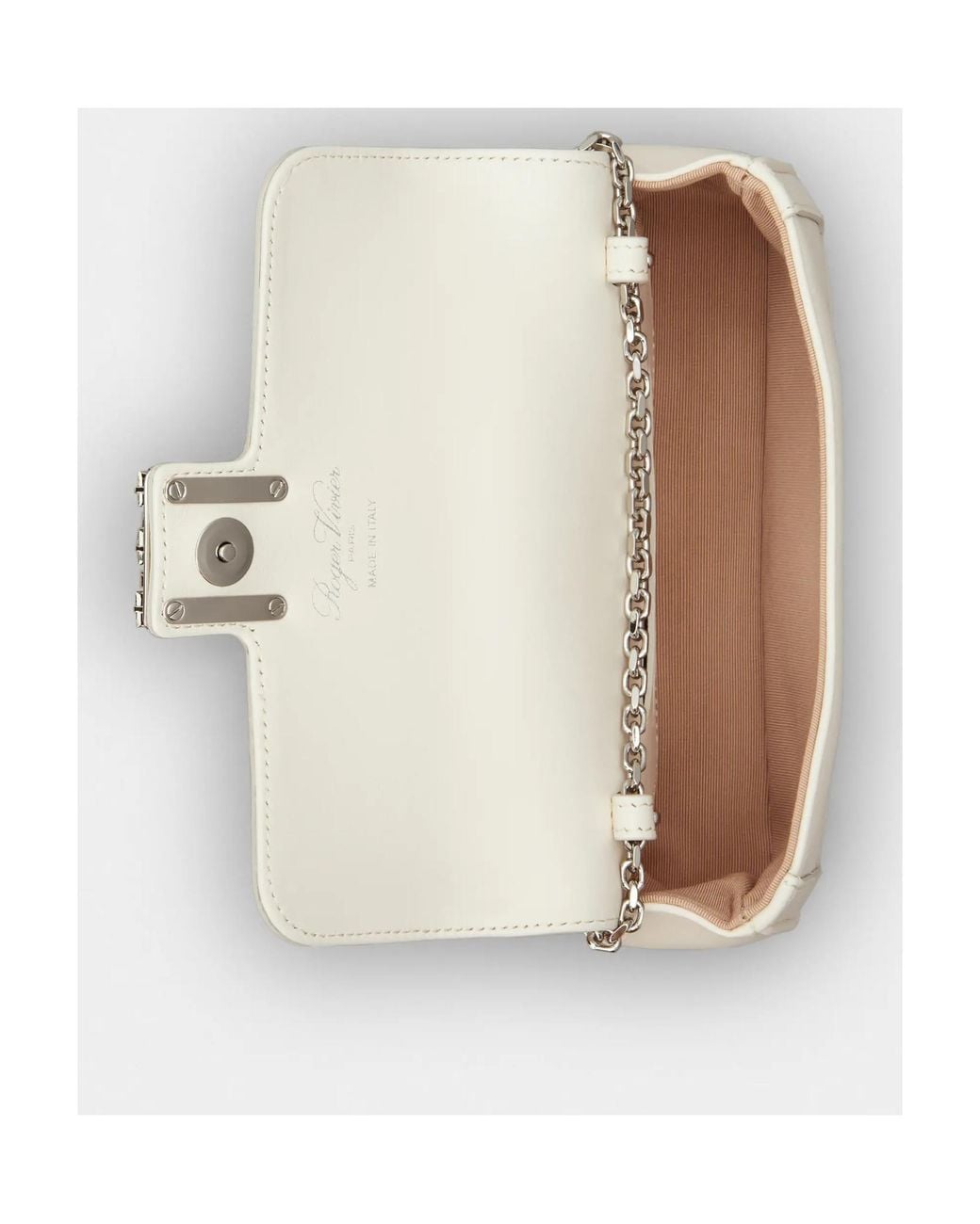Roger Vivier Natural Jeu De Fille Clutch Bag