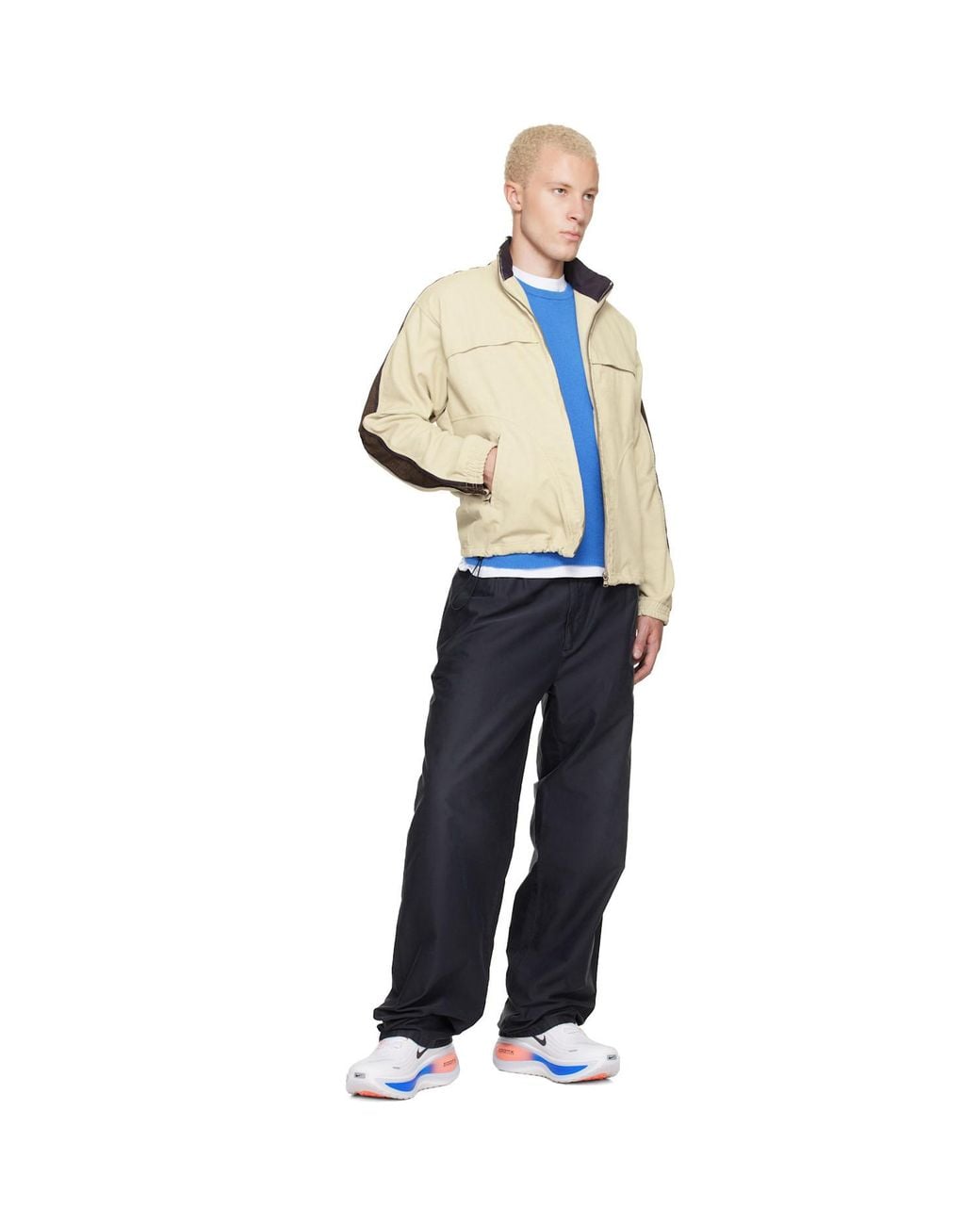 Nike White Vomero Plus Road Running Shoes for men