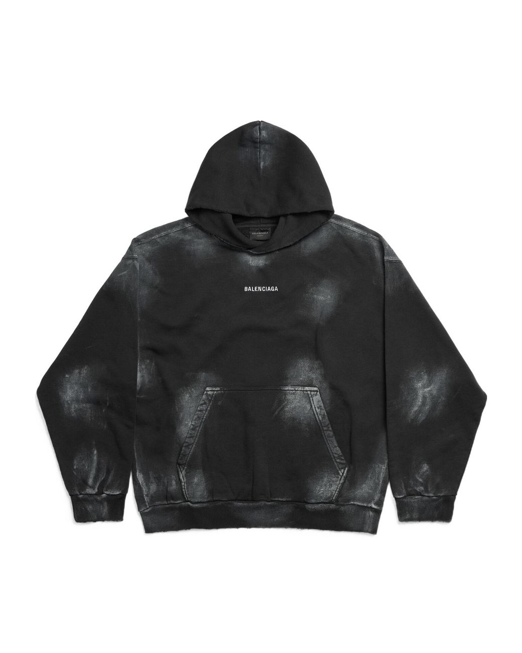 Balenciaga Black Back Medium Fit Hoodie for men