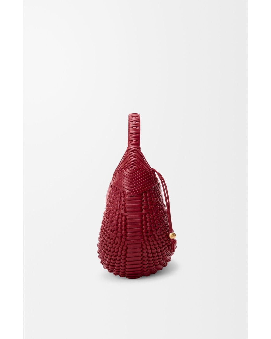 Loewe Red Sac Diamond Hobo En Cuir De Veau