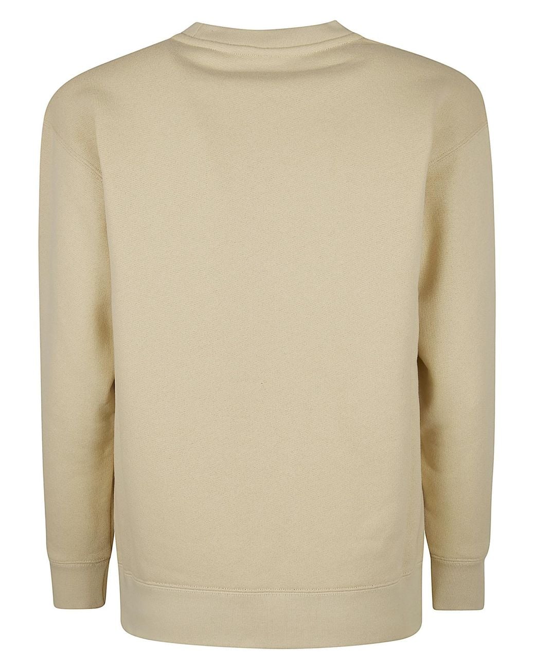 Valentino Natural Logo Embroidered Crewneck Sweatshirt