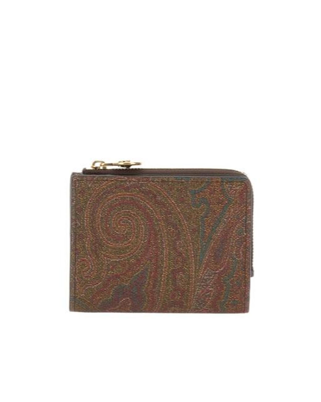 Etro Brown Arnica Bi-Fold Wallet