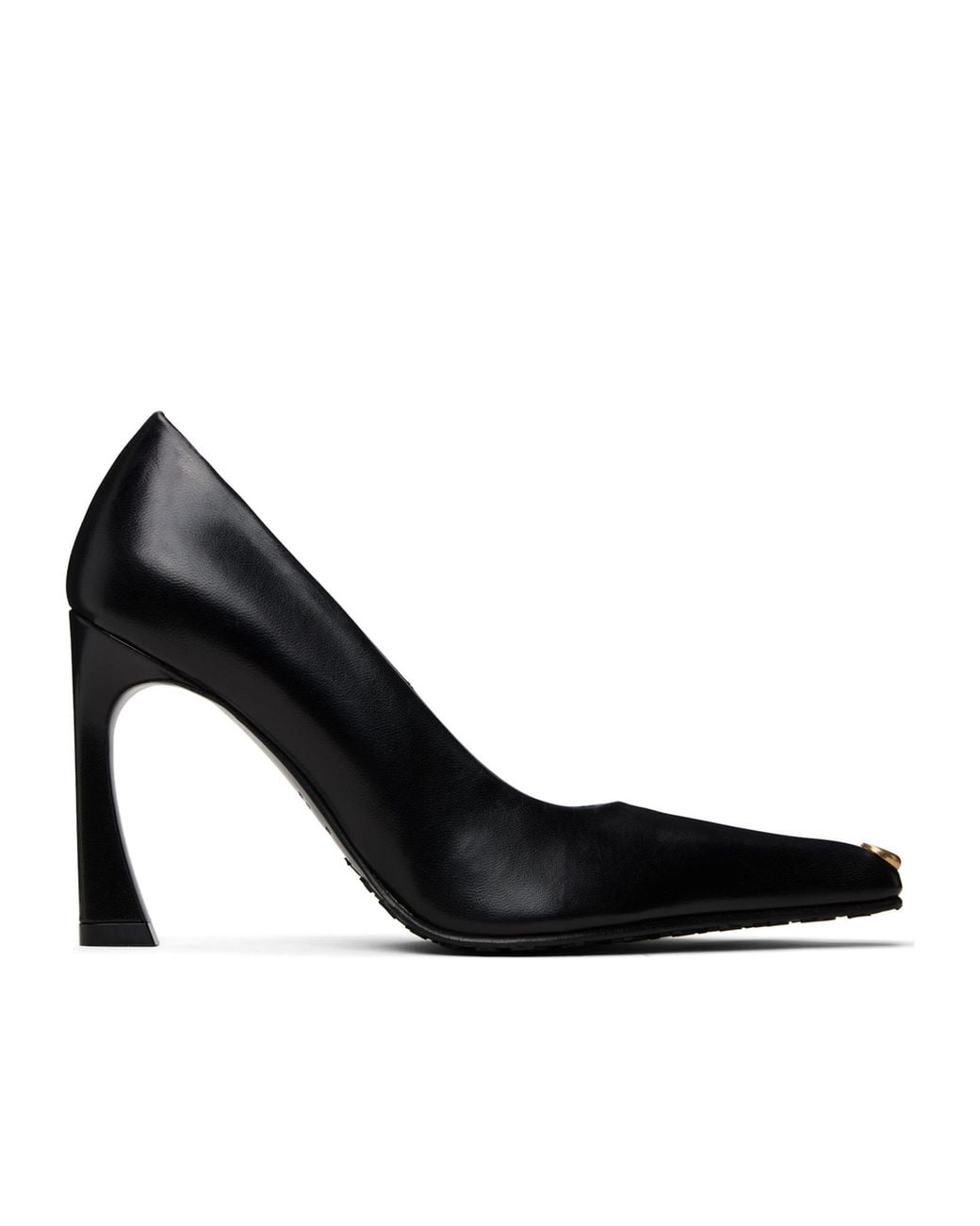 MARINE SERRE Black Pointed Toe Pumps
