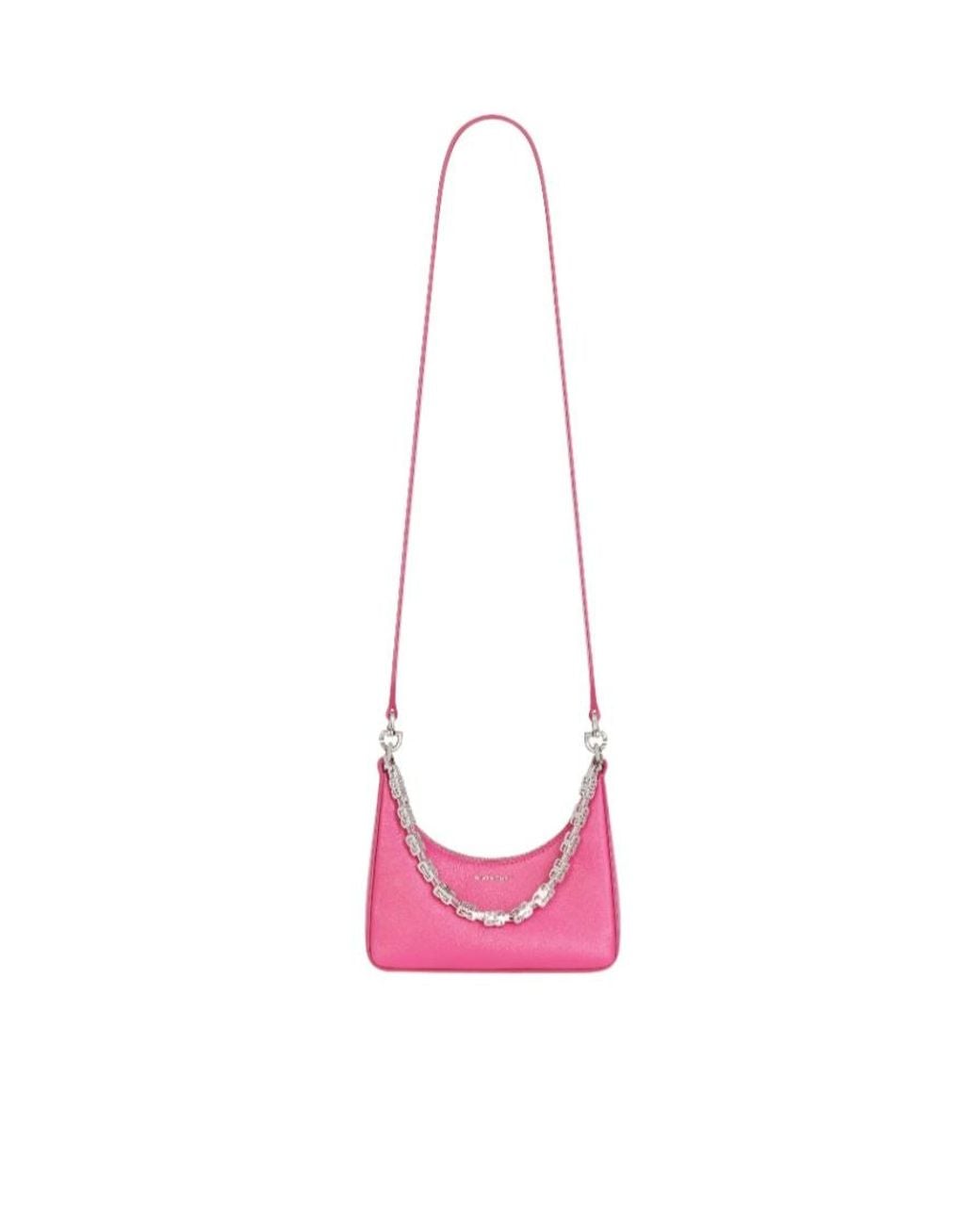 Givenchy Pink Mini Moon Cut-Out Crossbody Bag