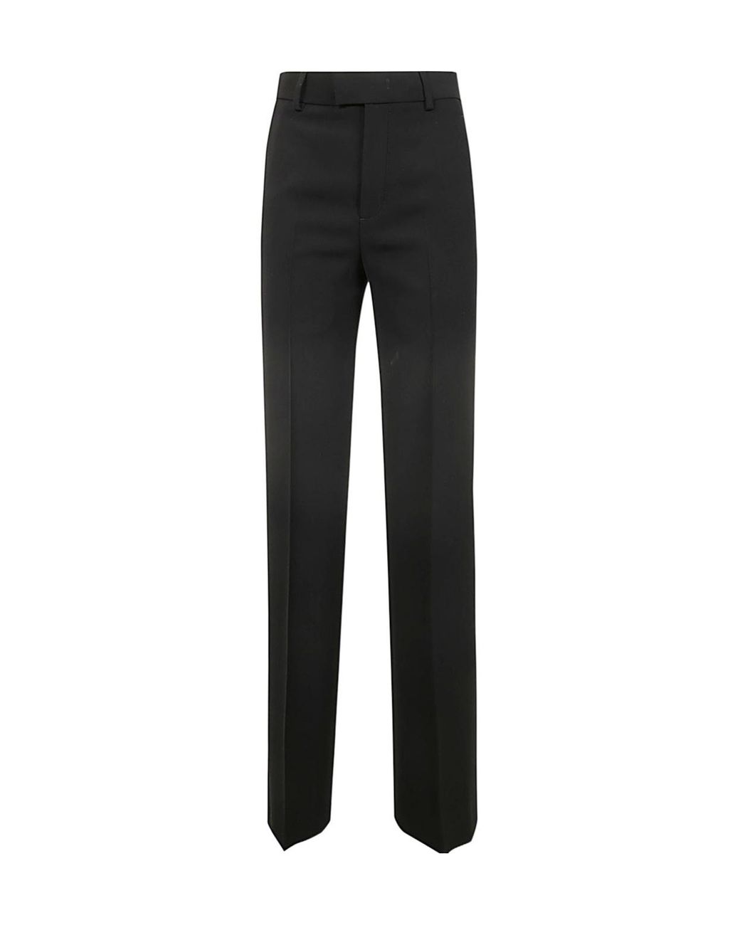 Ann Demeulemeester Black Straight-Leg Trousers