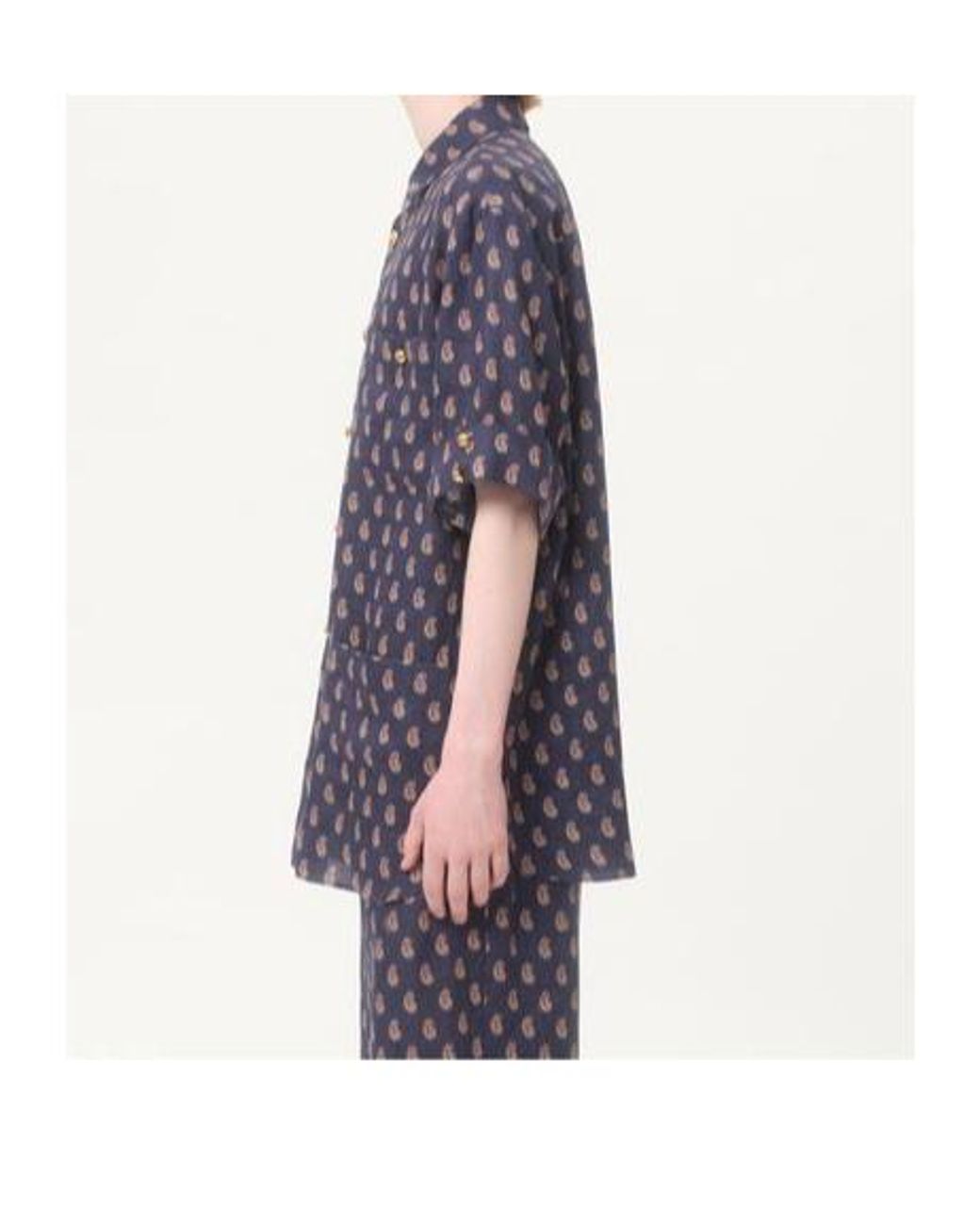 Valentino Blue Lightweight Linen Shirt With Voyage Imaginaire Print for men