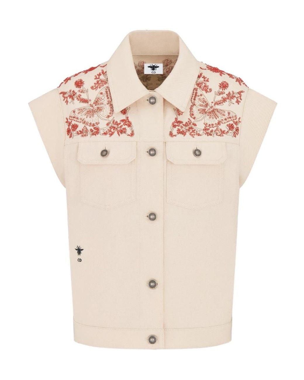Dior Natural Embroidered Jacket