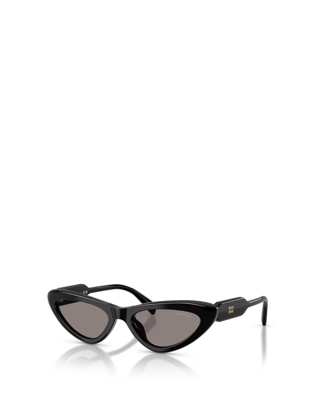 Miu Miu White Eyewear Cat Eye Frame Sunglasses for men