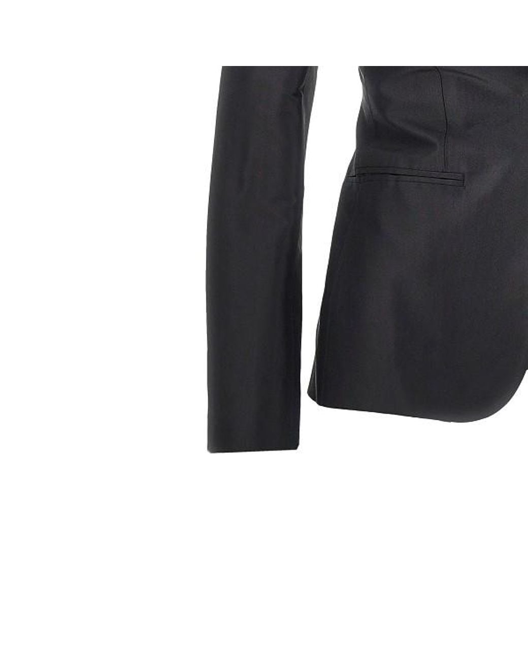 Gucci Black Faille Collared Jacket