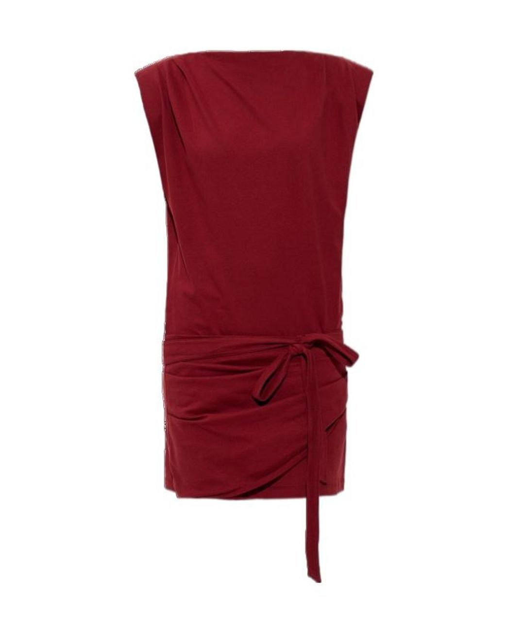 Isabel Marant Red Marielle Short Jersey Dress