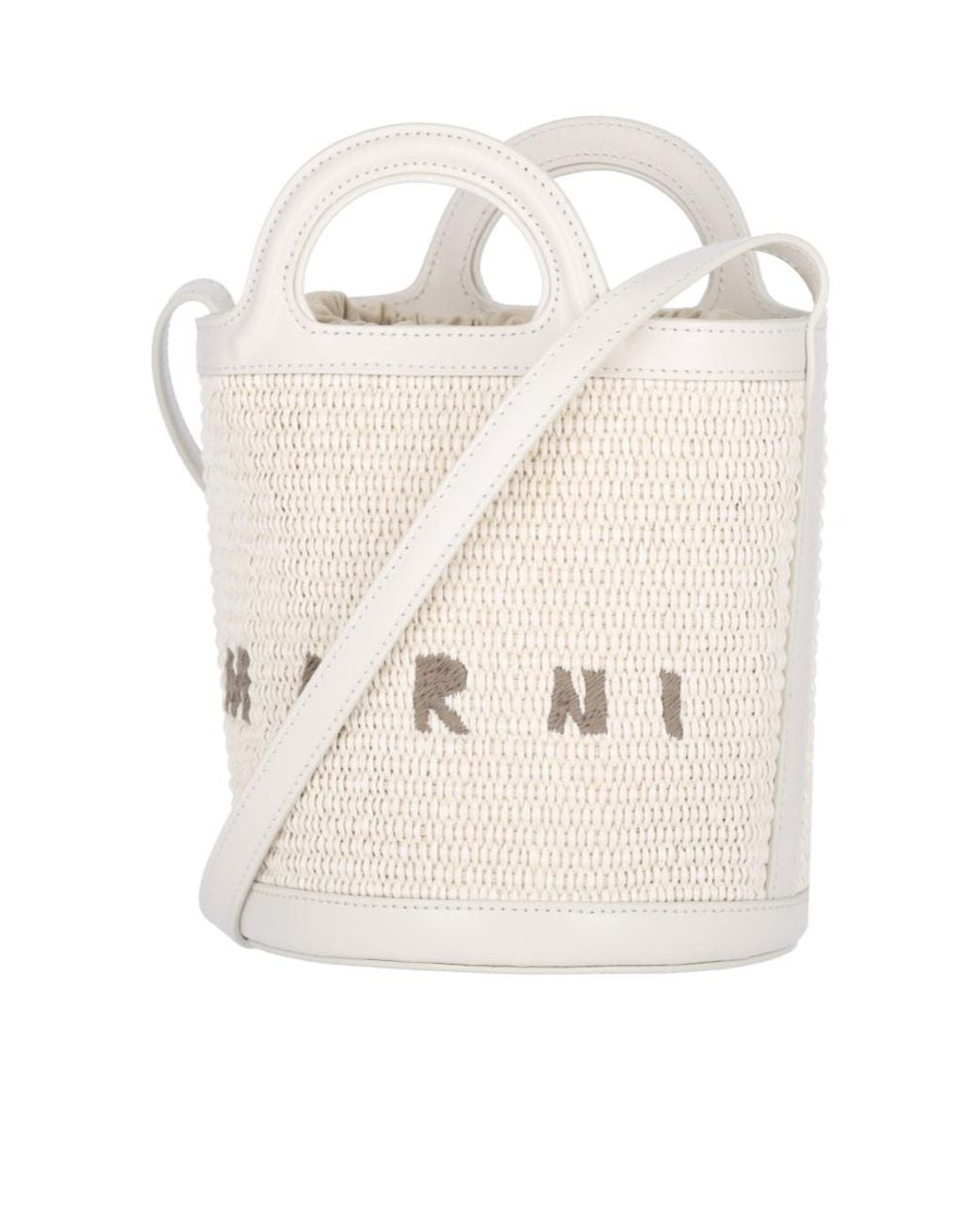 Marni Natural Tropicalia Small Bucket Bag
