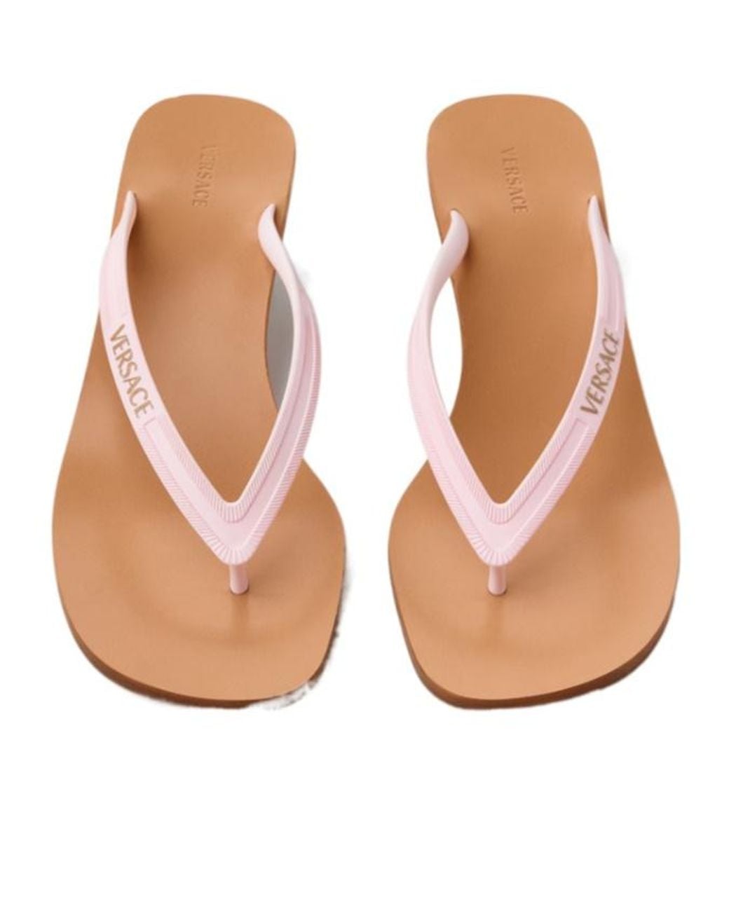 Versace Pink Sophie Thong Sandals