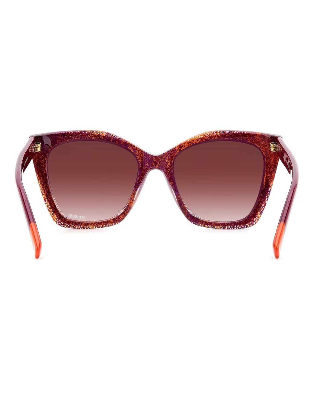 Missoni Purple Logo Detail Sunglasses