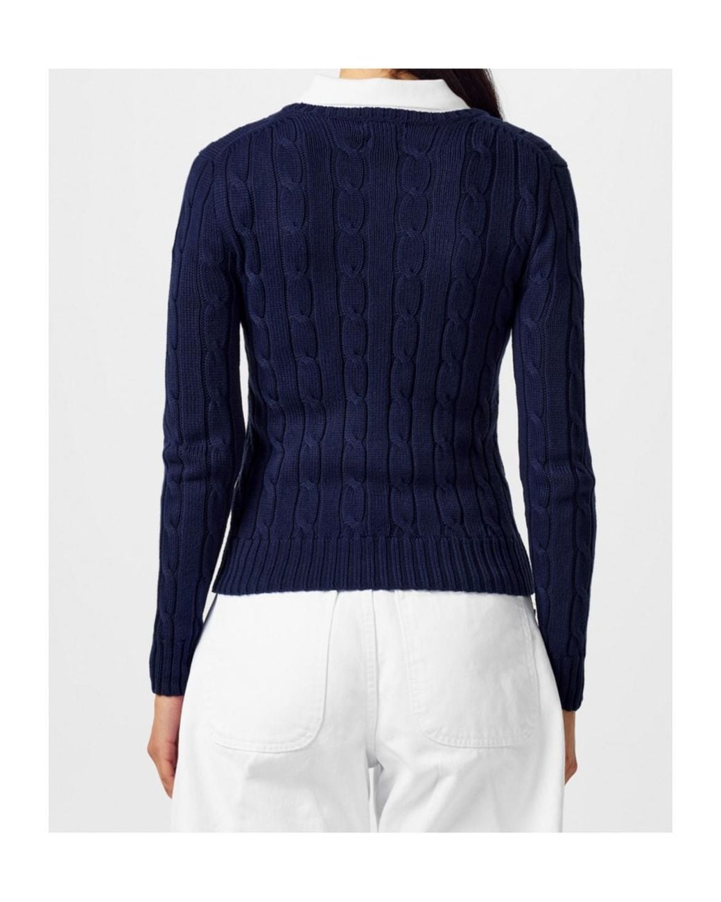 Polo Ralph Lauren Blue Julianna Crewneck Sweater
