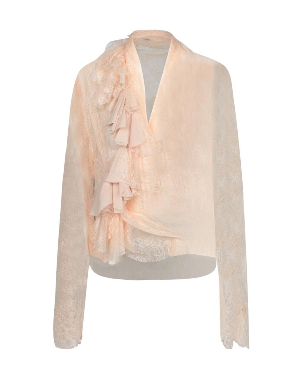 Alberta Ferretti Natural Blouse With Long Sleeves