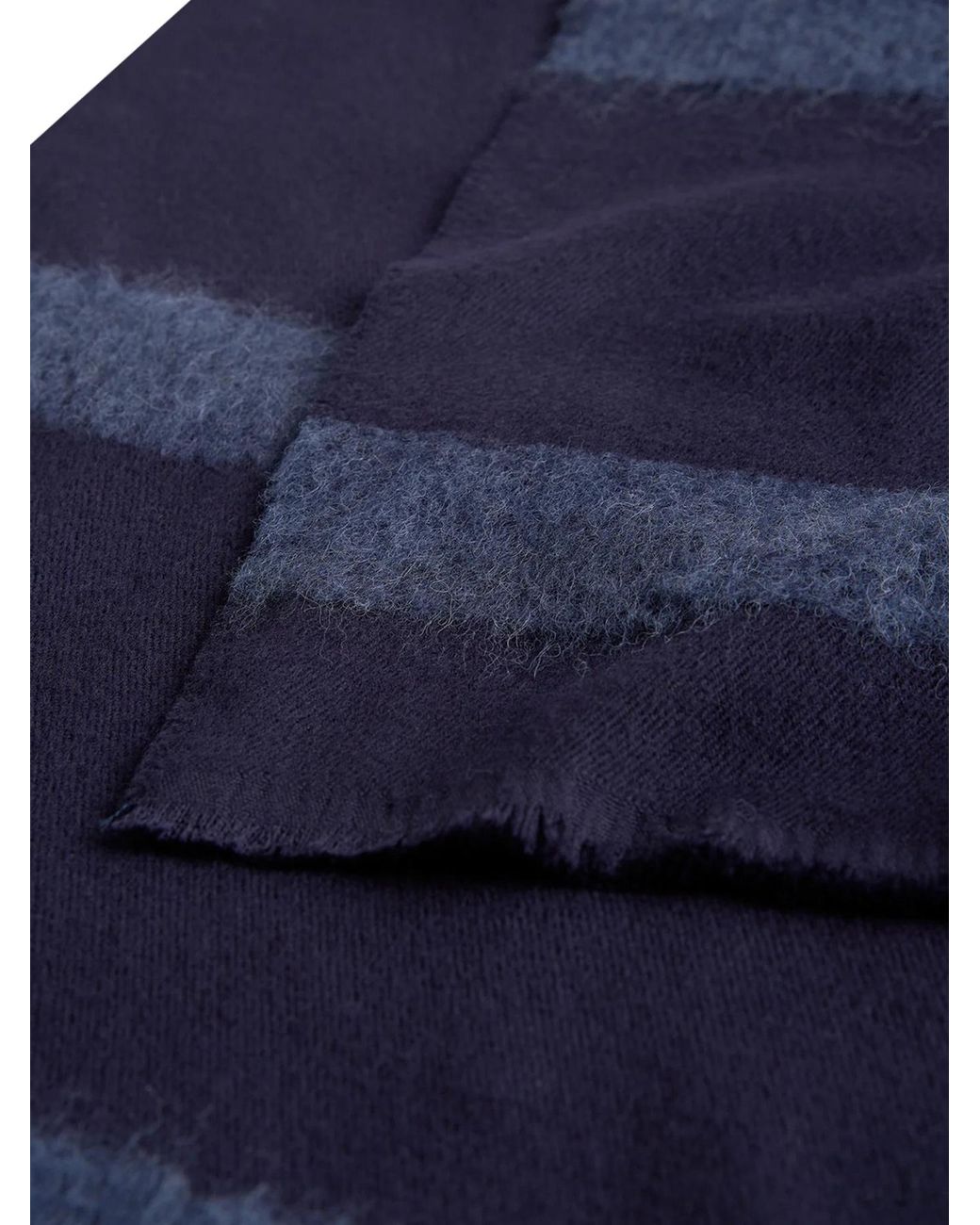 Totême Blue Totême Monogram Twill Scarf