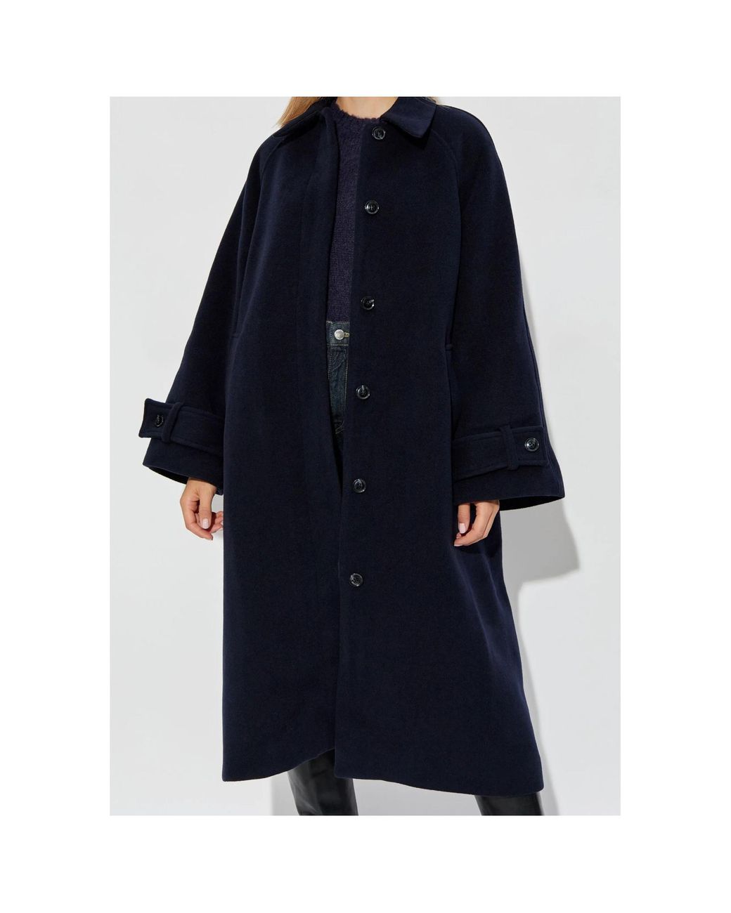 Samsøe & Samsøe Blue Alma Long Sleeve Puffer Jacket