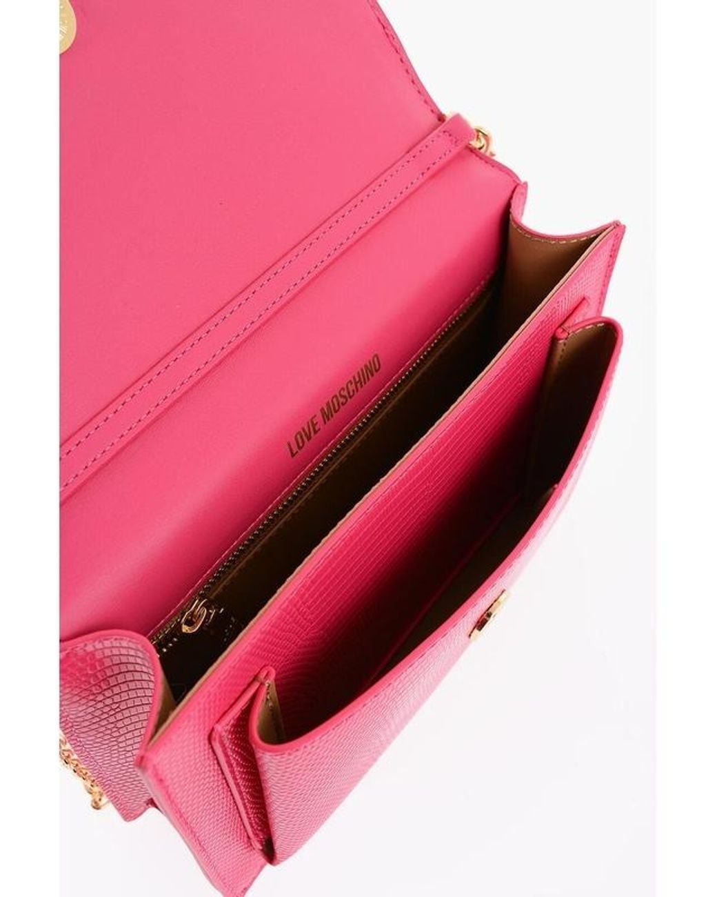 Moschino Pink Rectangular Shoulder Bag