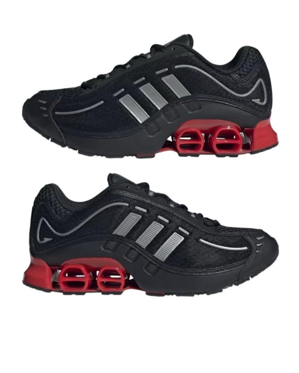 Adidas Originals Black Megaride Mesh-Panelled Sneakers for men