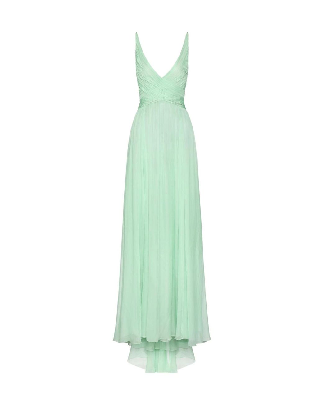 Valentino Green Sleeveless Evening Dress
