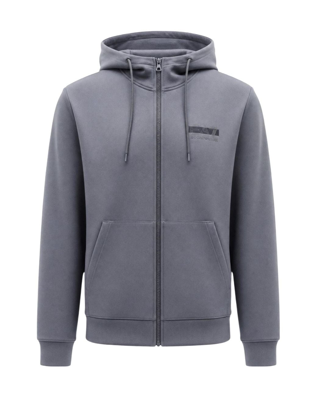 EA7 Gray Logo Tracksuit for men