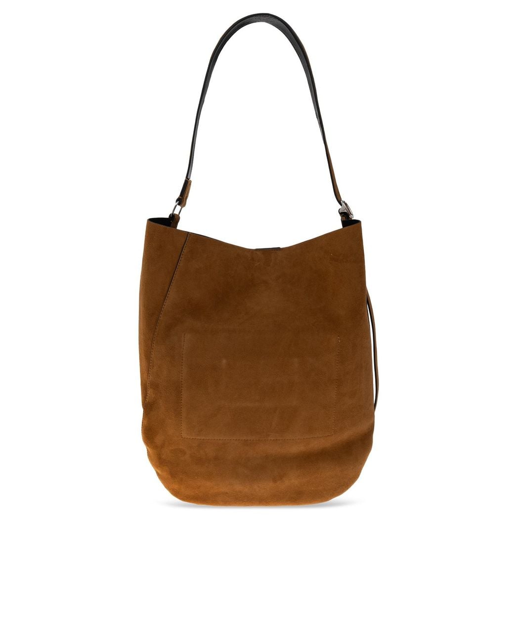 AllSaints Brown Esme Suede Tote Bag
