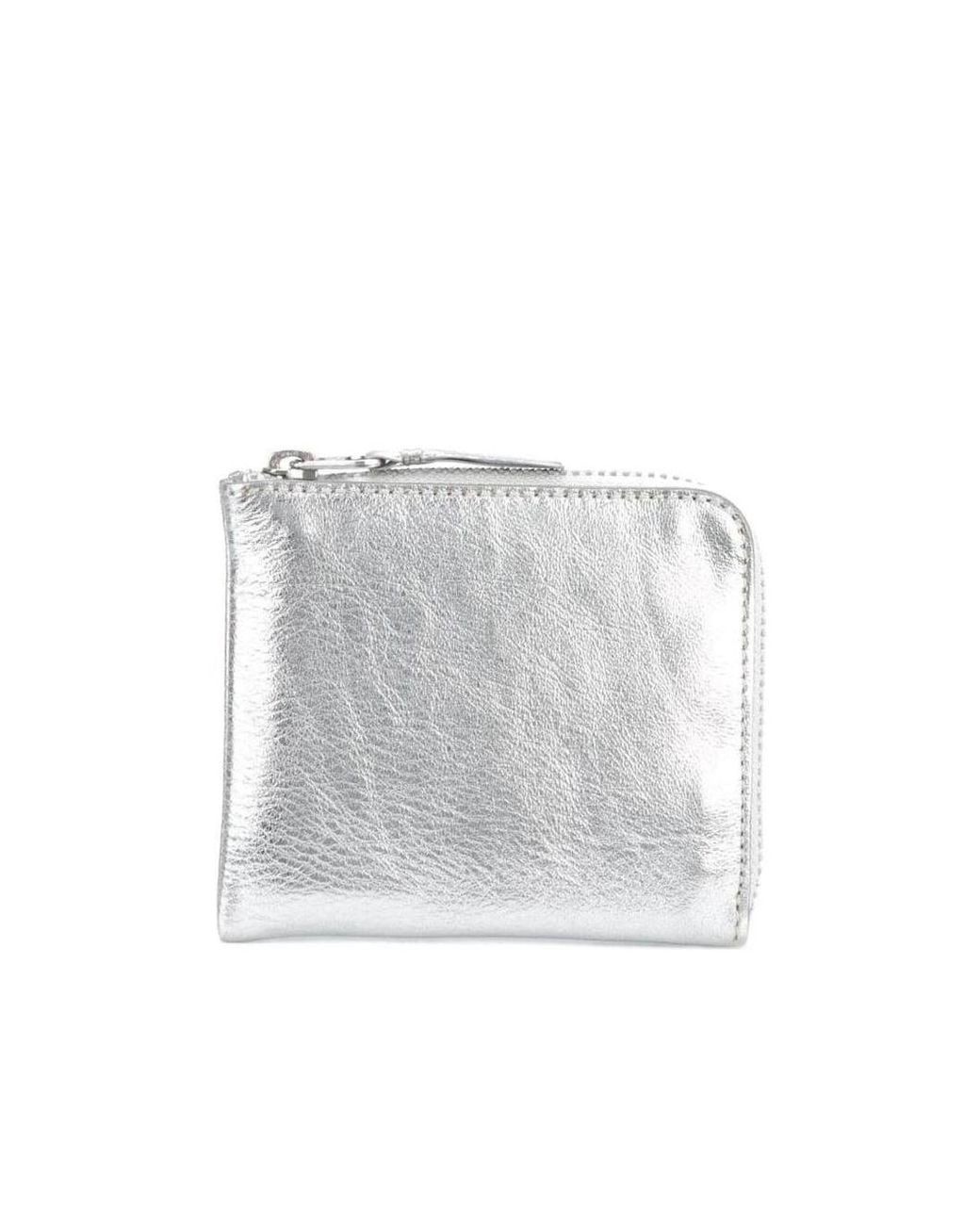 Comme des Garçons White Comme Des Garçons Wallet Zip-Around Coin Pouch for men