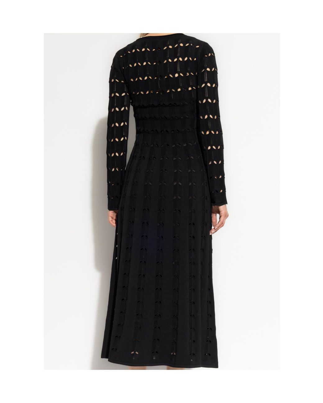 Zimmermann Black Rhiannon Pointelle Maxi Dress