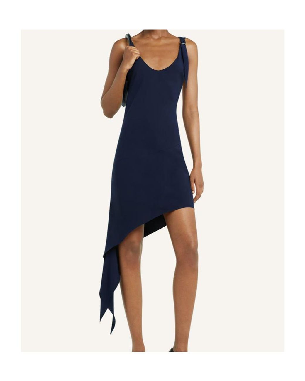 Courreges Blue Scarf Dress